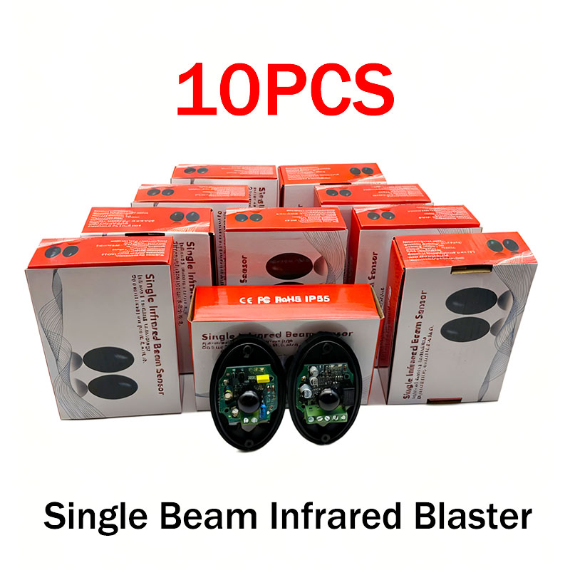 Home Security Beams - 10 ペアホームドアセキュリティシステム光電赤外線検出器シングルビーム警報ゲートドア窓盗難警報システム