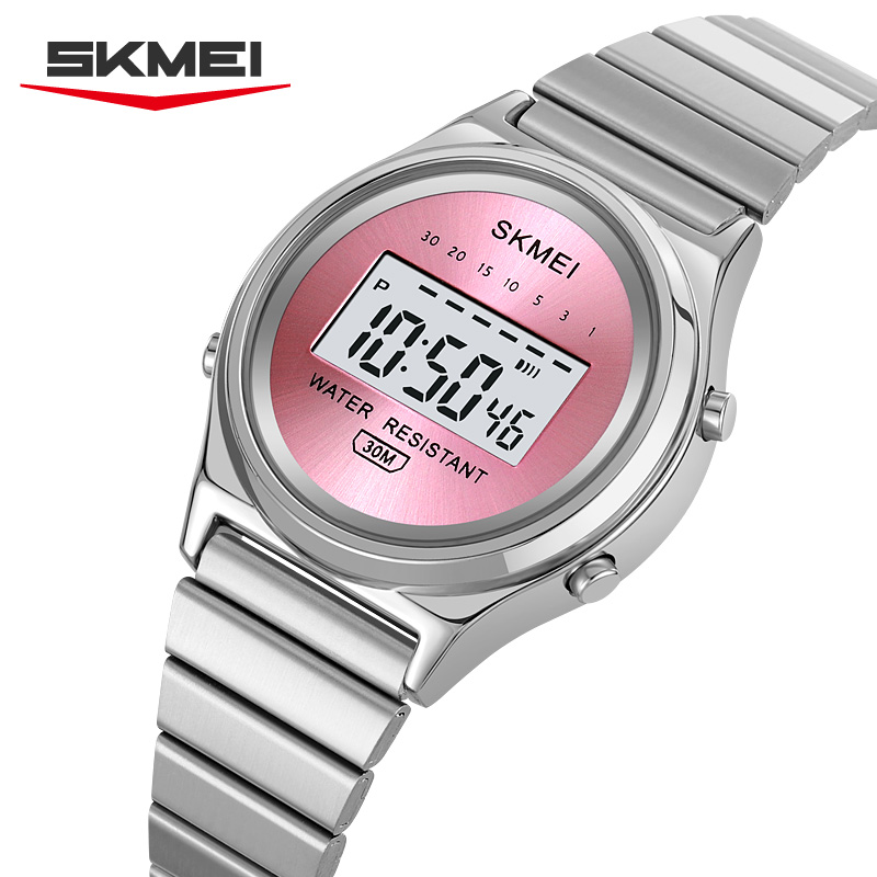Home Security Electronics - SKMEI 2521 ファッションレディース電子腕時計多機能アラーム時計夜光カレンダースポーツレジャーレディースデジタル腕時計