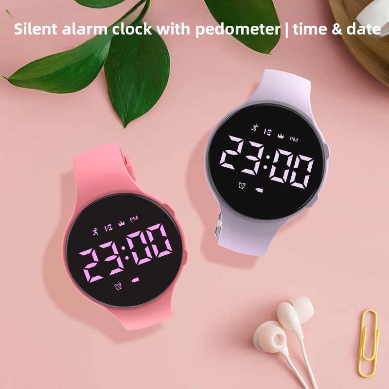 Home Security Electronics - 発光防水学生電子時計振動アラームシンプルな子供スポーツ腕時計ティーンボーイズガールズ用
