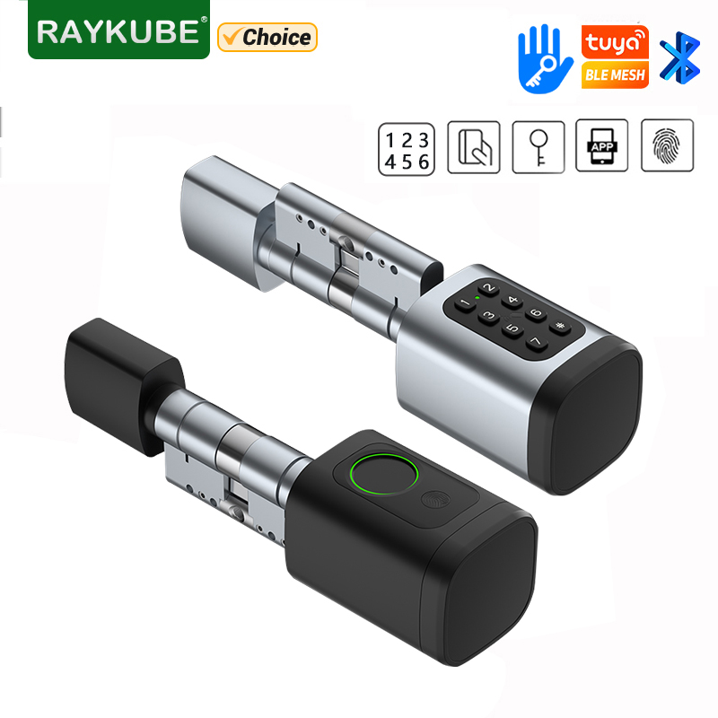 Home Security Keypad - RAYKUBE V1 Tuya BLE TT ロックスマート電子ドアロック