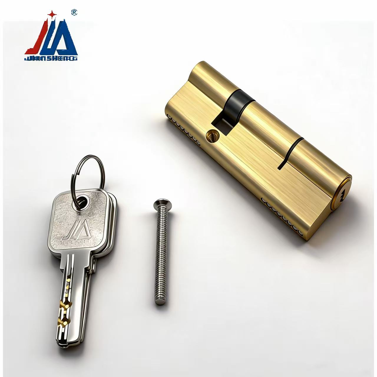 Home Security Locks For Doors - 真鍮製ドアロックシリンダー、アンチピックセキュリティロックコア、30/60分割カムロック、アルミ/UPVCドア用、ホームセキュリティハードウェア