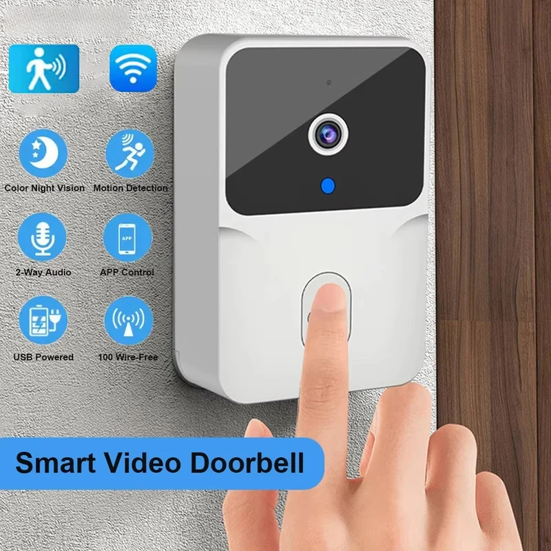 Home Security Lidar - スマートホーム WiFi ビデオドアベル ワイヤレス電話 双方向インターホンシステム IR