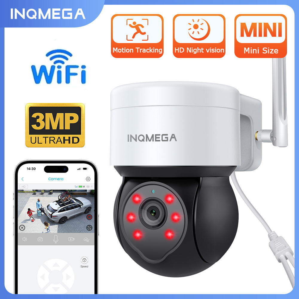 Home Yard Security Cameras - SECTEC 3MP Tuya屋外PTZカメラ AI人体検知 1080PセキュリティCCTVカメラ Google