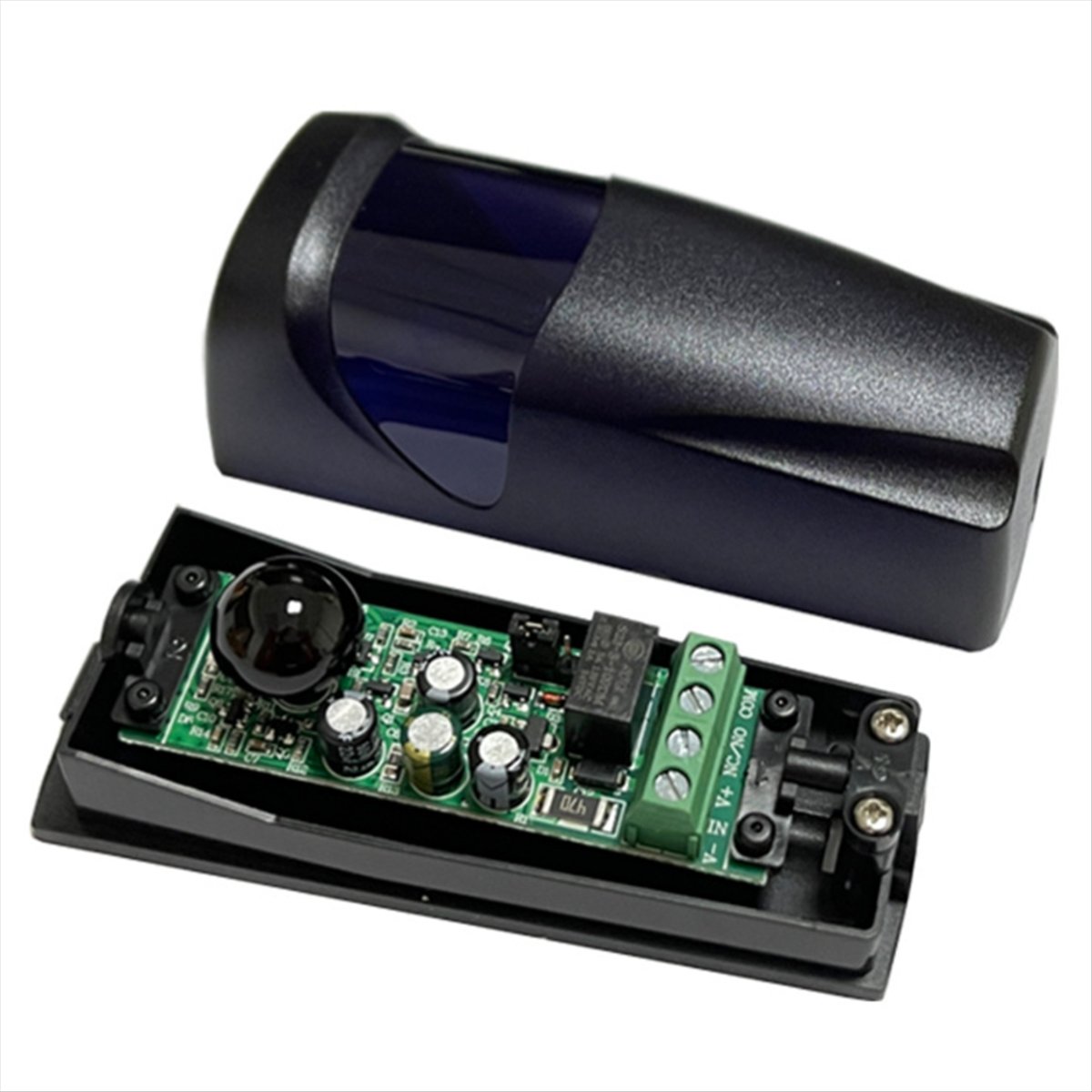 Home Security Beams - A1576Z ホームセキュリティフェンスゲート 12V 24V シングルビーム赤外線ビームアラーム検出器 屋外用