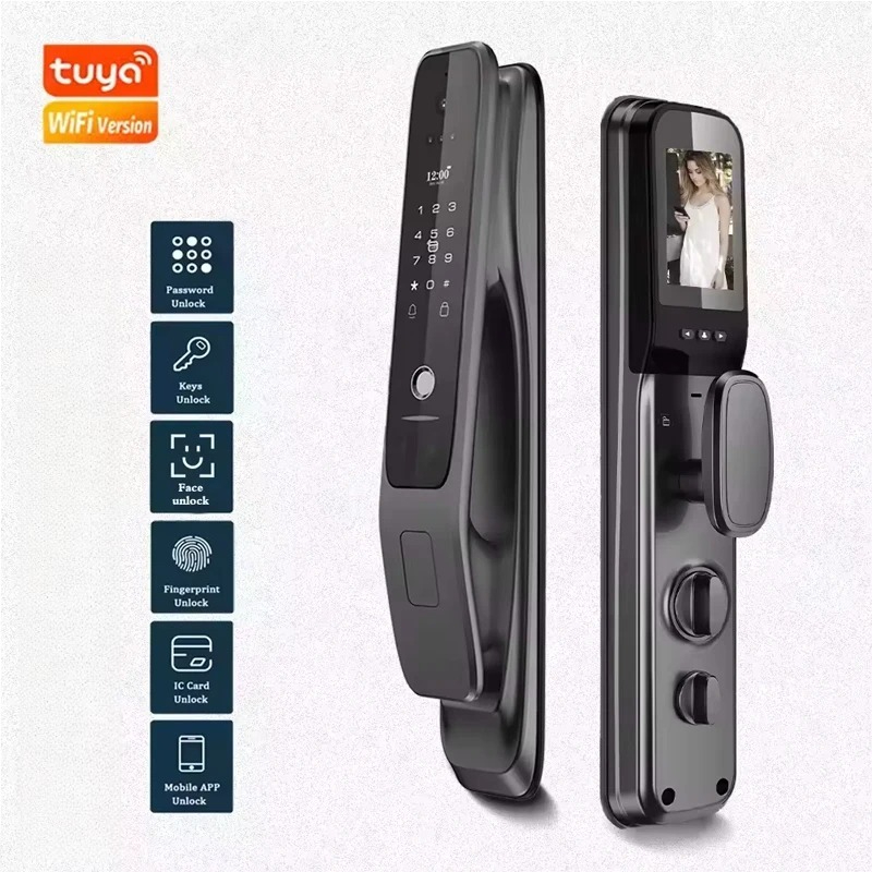 HX5スマートドアロック 3D顔認証 WiFiデジタル電子錠 - Home Security Locks For Doors のレビューと価格