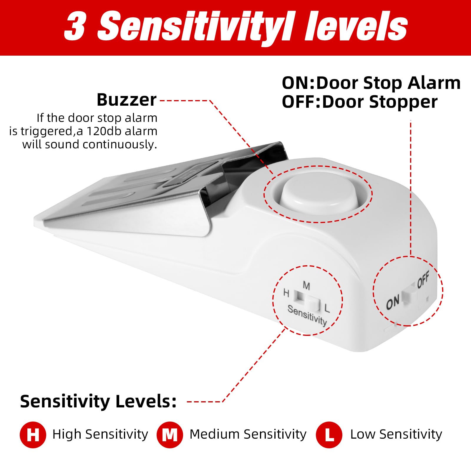 ポータブルドアストップアラーム旅行ホテルドアロック設置不要ホ - Home Security Locks For Doors のレビューと価格