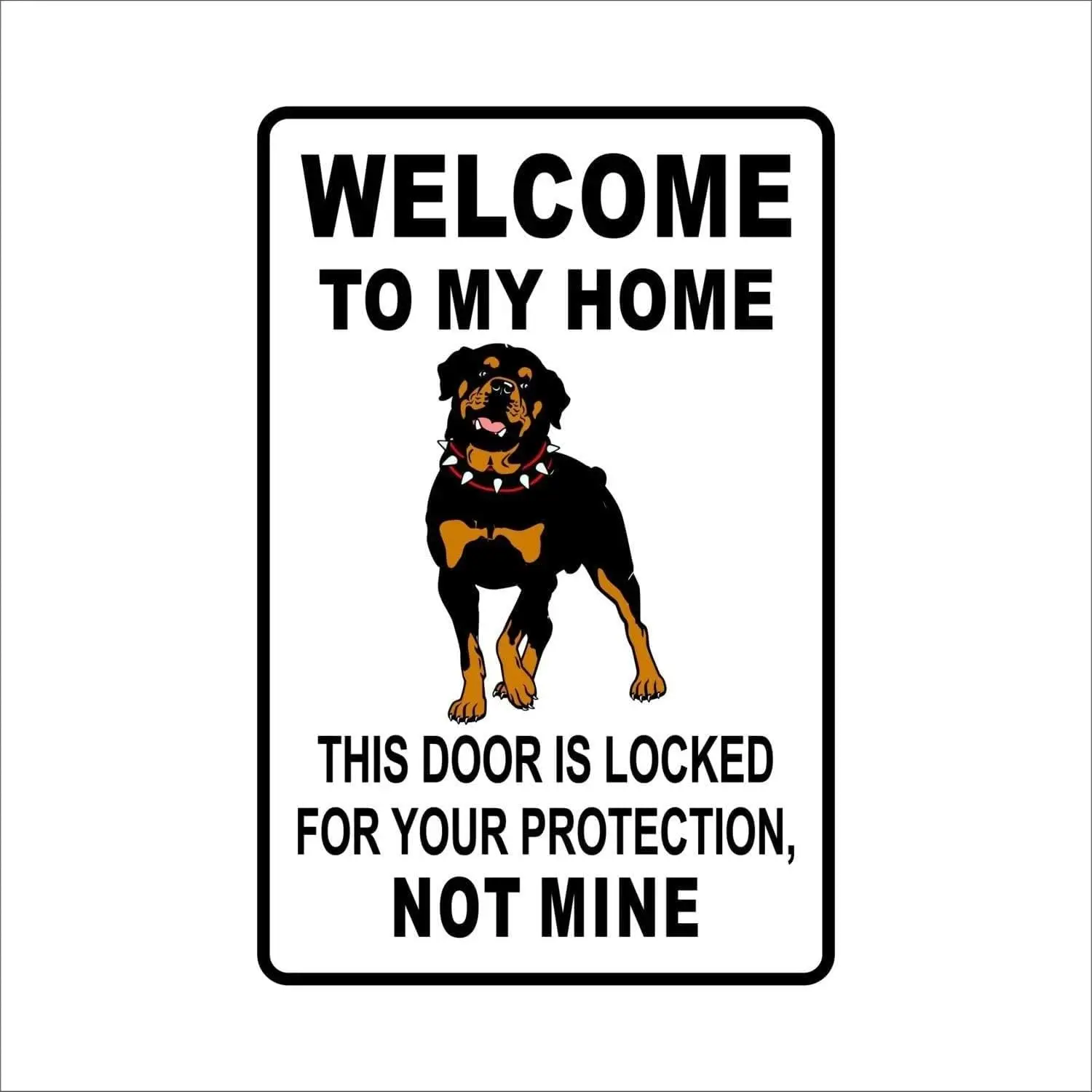 2026 ウェルカム・トゥ・マイ・ホーム ロットワイラー警告 - Home Security In My Area のレビューと価格