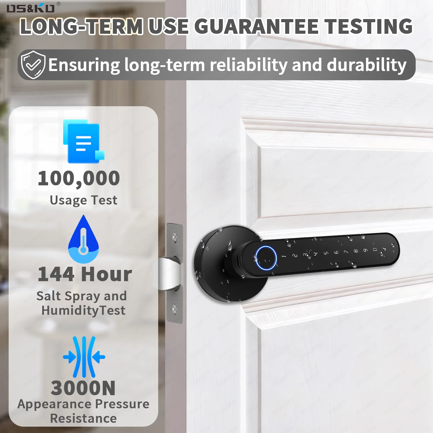 TTlockアプリ 指紋認証スマートロック RFIDカード  - Home Security Keypad のレビューと価格