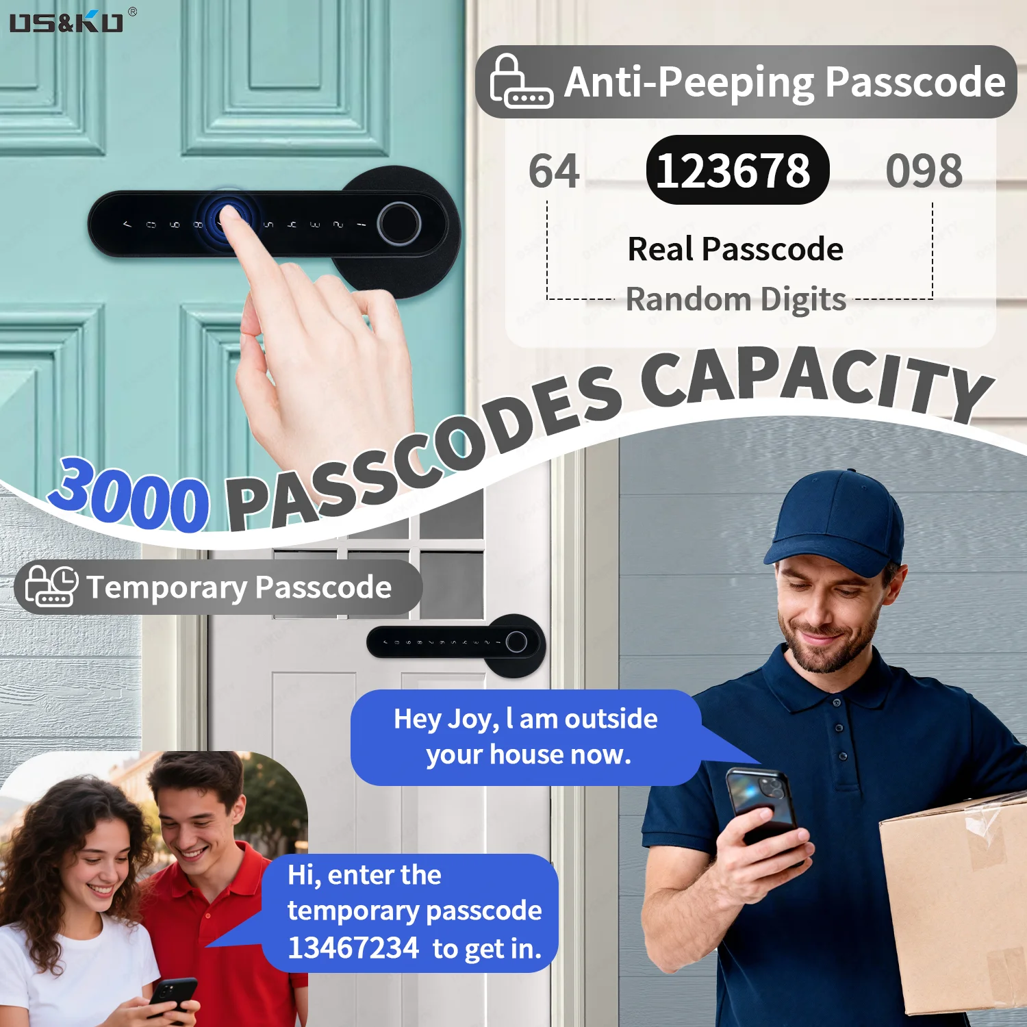 TTlockアプリ 指紋認証スマートロック RFIDカード  - Home Security Keypad のレビューと価格