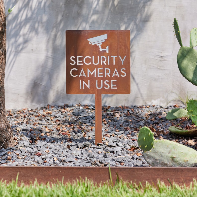 セキュリティカメラ警告サイン - 家庭およびビジネス監視抑止 - Home Yard Security Cameras のレビューと価格