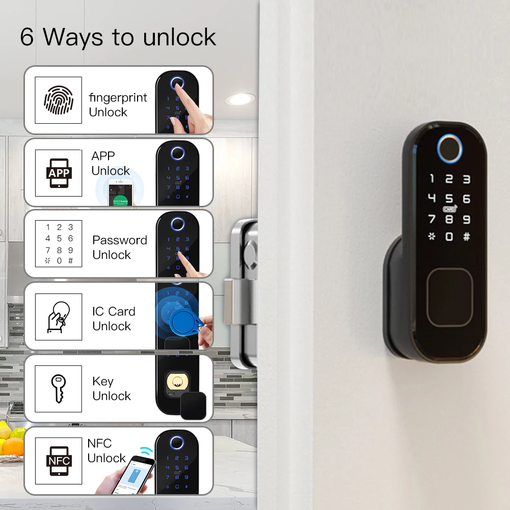 あなたのもの-Wi-Fiを備えたスマート指紋ドア,家,ホテル - Home Security Locks For Doors のレビューと価格