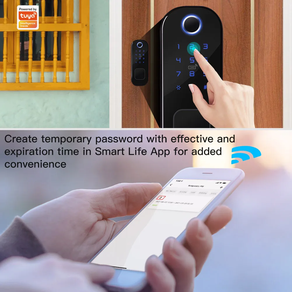 あなたのもの-Wi-Fiを備えたスマート指紋ドア,家,ホテル - Home Security Locks For Doors のレビューと価格