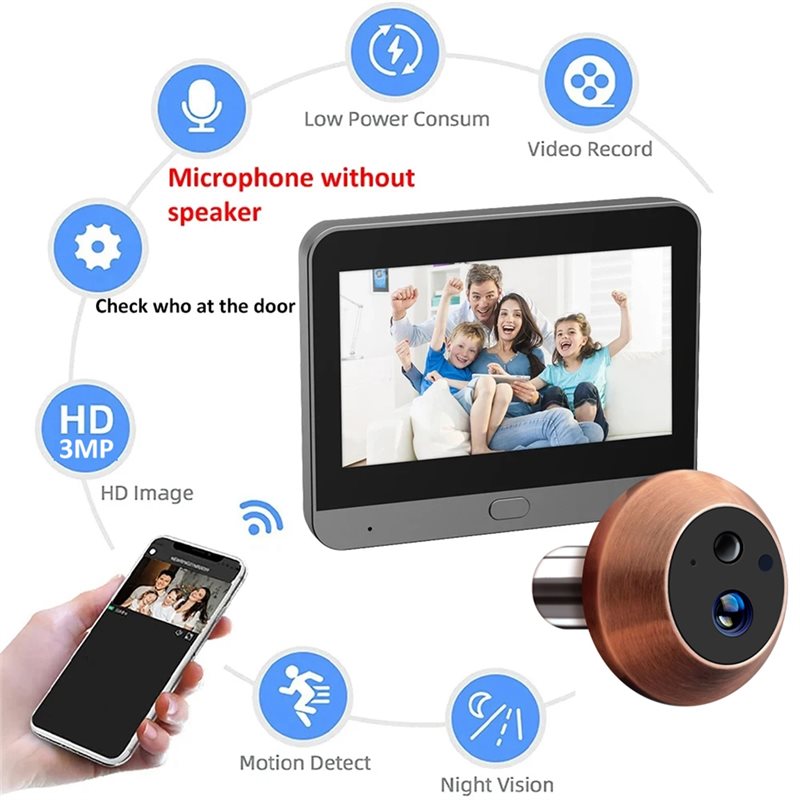 【必須アイテム】スマートホームセキュリティ ワイヤレス Wi - Home Security Doorbell Camera のレビューと価格