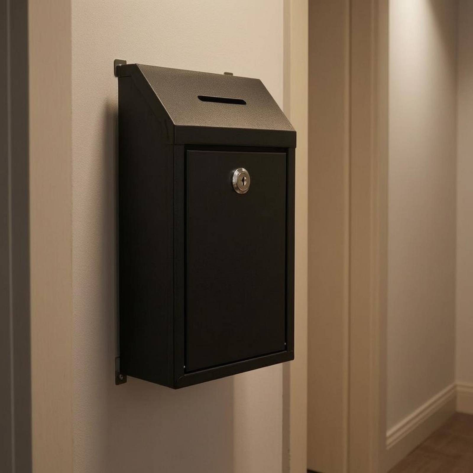 傾斜トップ型郵便受け 郵便スロット 壁掛け郵便受け セキュリ - Home Security Service のレビューと価格