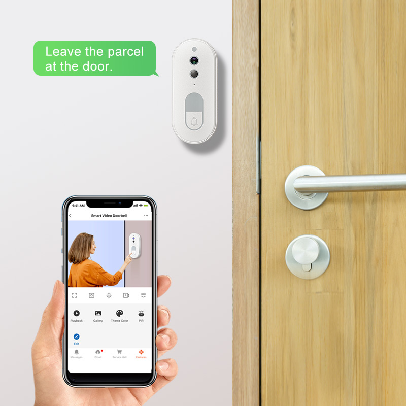 Tuya スマートビデオドアベル ワイヤレス 1080P H - Home Security Lidar のレビューと価格