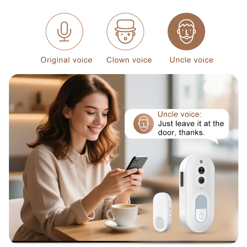 Tuya スマートビデオドアベル ワイヤレス 1080P H - Home Security Lidar のレビューと価格