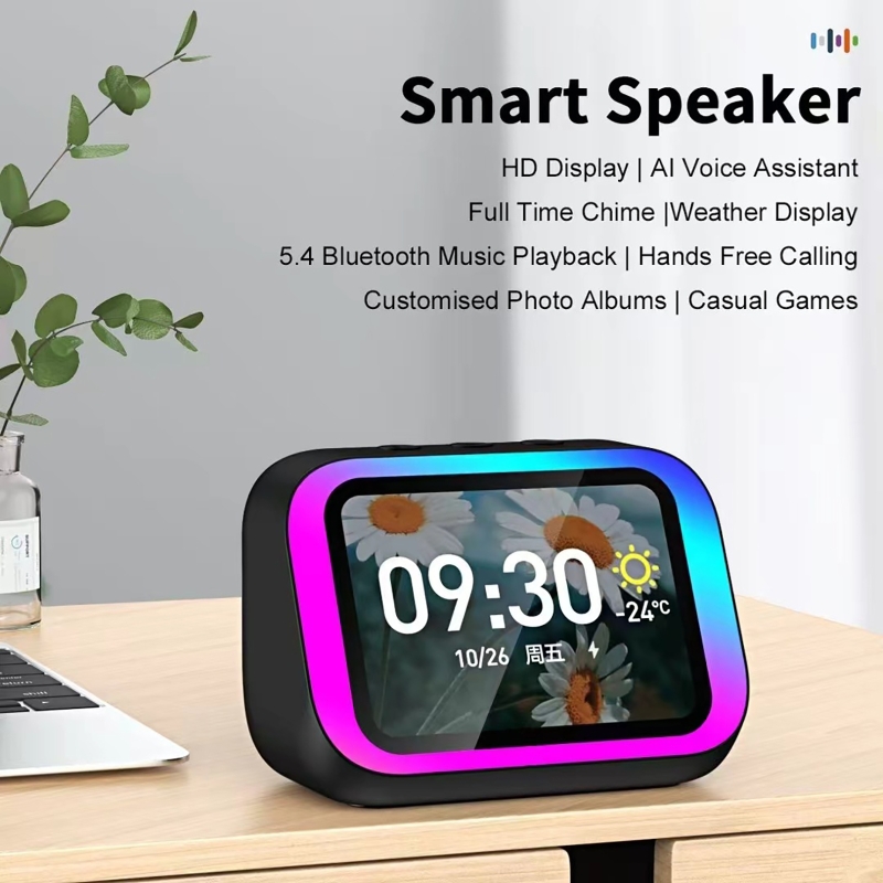AI音声アシスタント Bluetoothスピーカー RGBカ - Home Security Electronics のレビューと価格