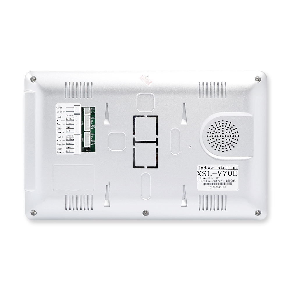 4線式2世帯用ビデオドアホンインターホンシステム、7インチモ - Home Security Locks For Doors のレビューと価格