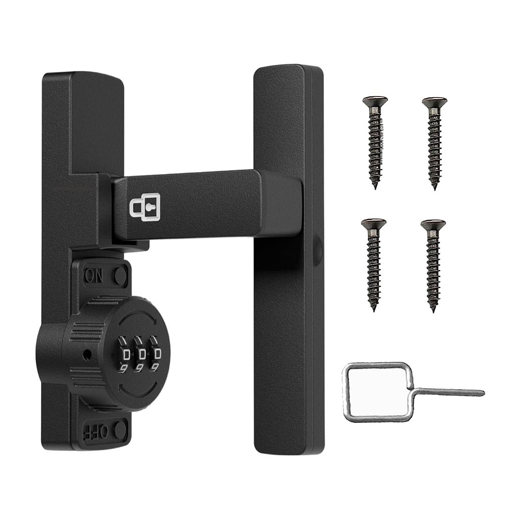 セキュリティ納屋ドアロック 3桁コンビネーションロック ホー - Home Security Locks For Doors のレビューと価格