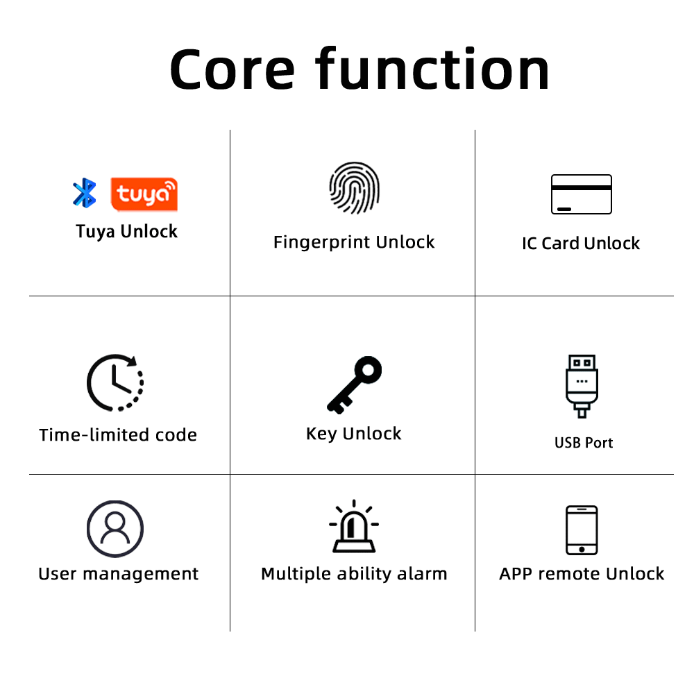 RAYKUBE M5 Tuya BLE スマート指紋ドアロッ - Home Security Keypad のレビューと価格