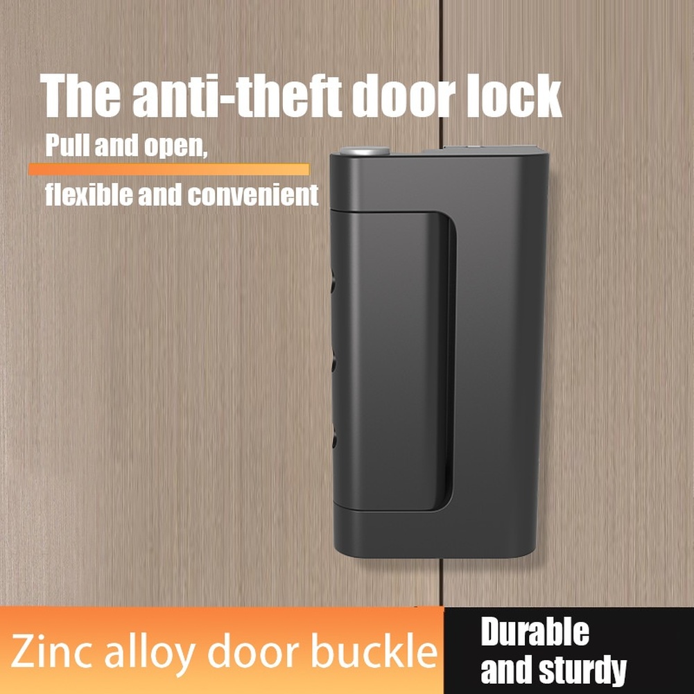 1pc 亜鉛合金盗難防止ドアラッチバックルロックセキュリティ - Home Security Locks For Doors のレビューと価格