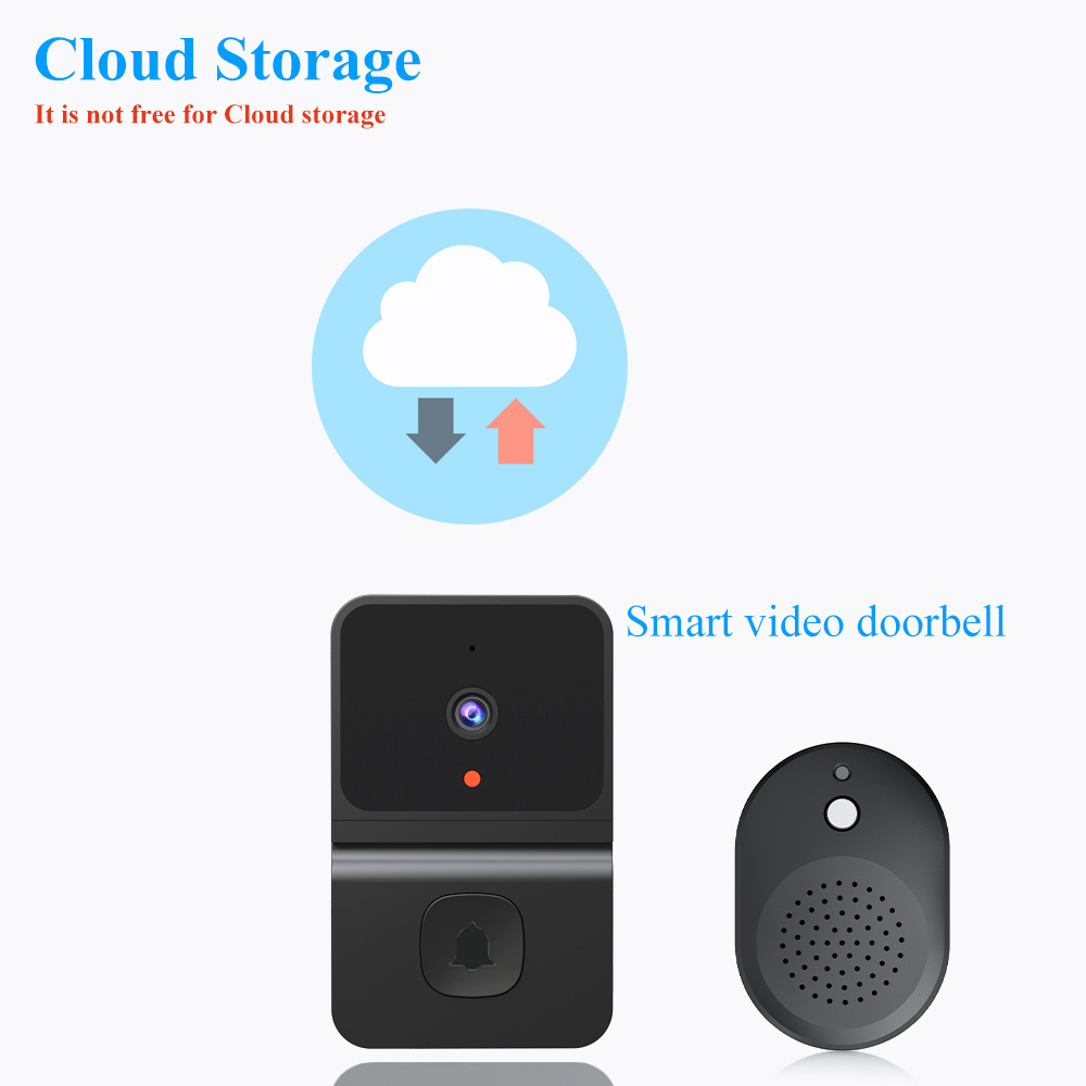屋外用Wifi付きワイヤレスドアベル,HDカメラ,ナイトビジ - Home Security Doorbell Camera のレビューと価格