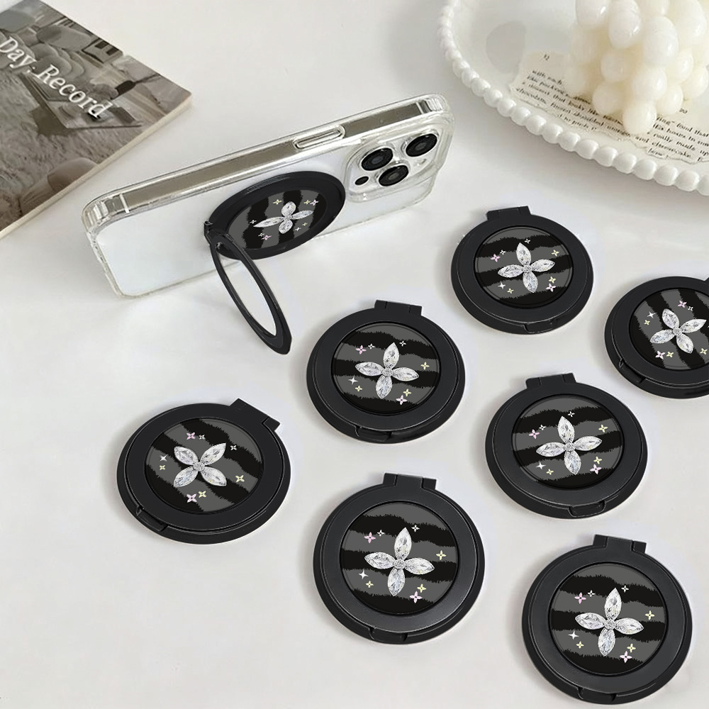 360 ° 回転可能な自己粘着キックスタンド電話リングホルダ - Home Security Service のレビューと価格