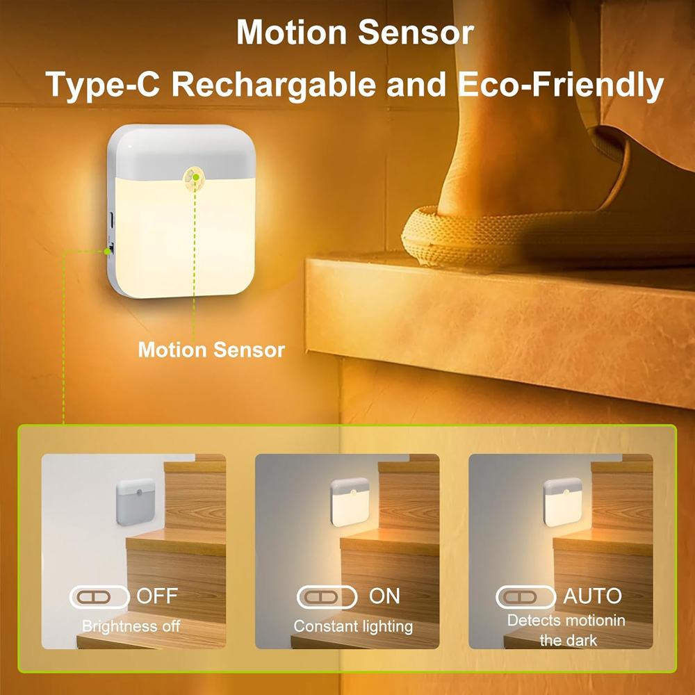 自動LEDナイトライト ワイヤレス屋内PIRモーションセンサ - Home Security Beams のレビューと価格