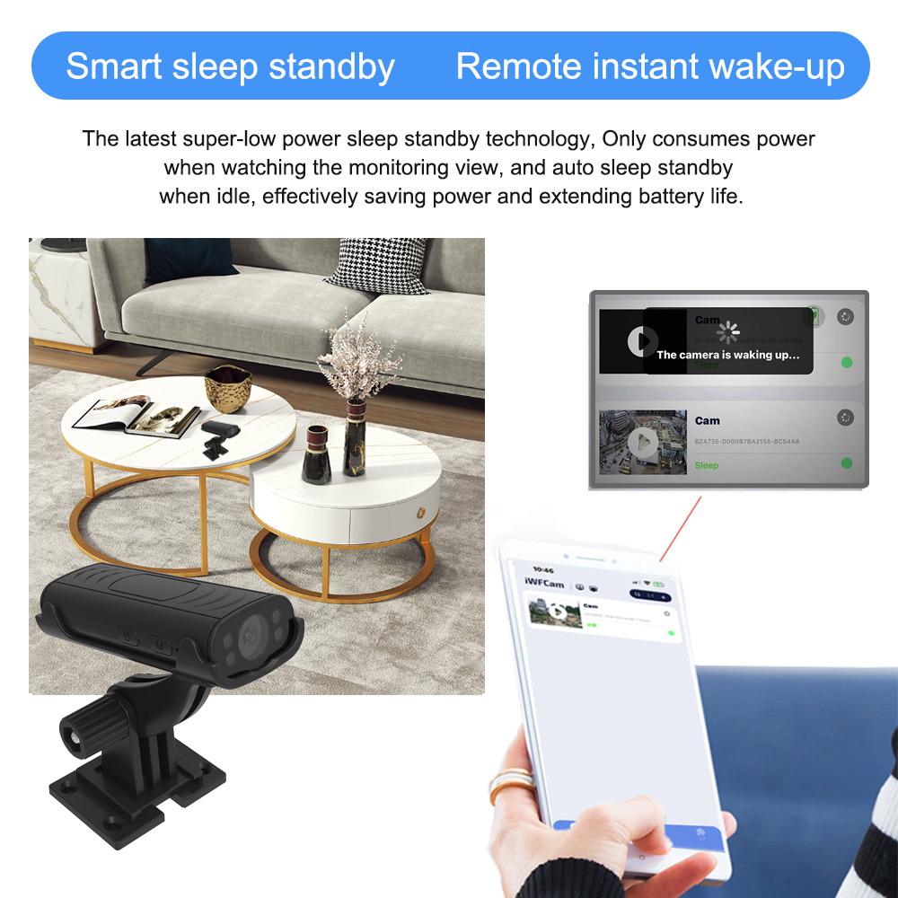 ミニワイヤレスWiFiホームセキュリティカメラ、リモートモニ - Home Security Lidar のレビューと価格