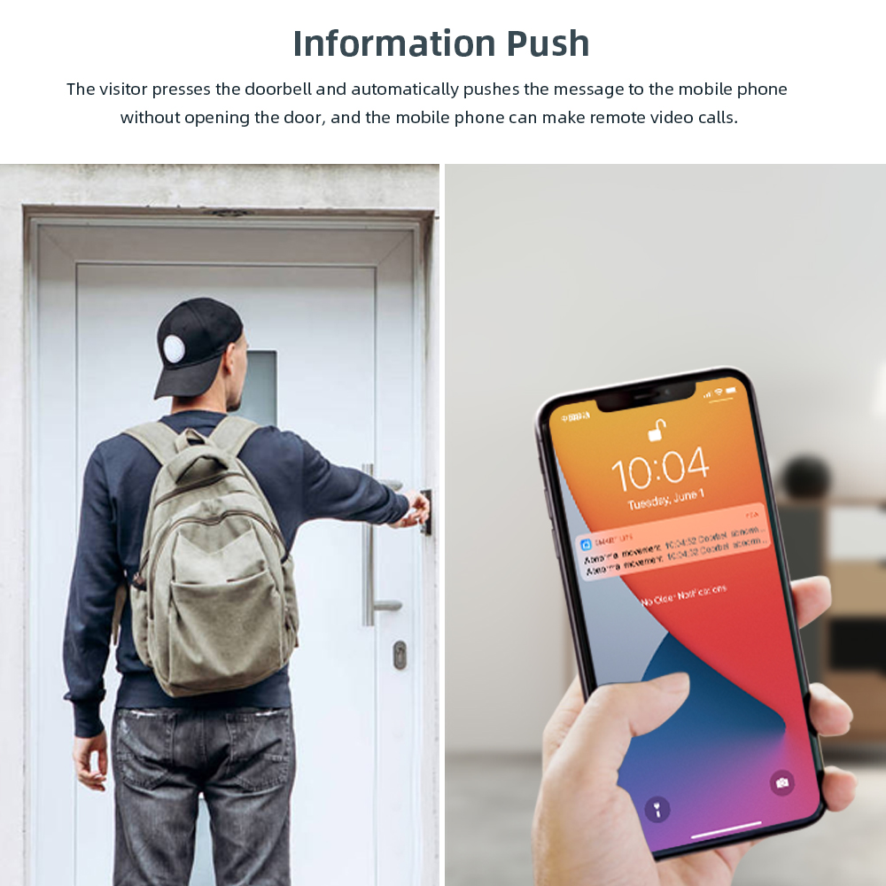 Tuya ビデオドアベル 2MP 防水 1080P WiFi - Home Security Doorbell Camera のレビューと価格