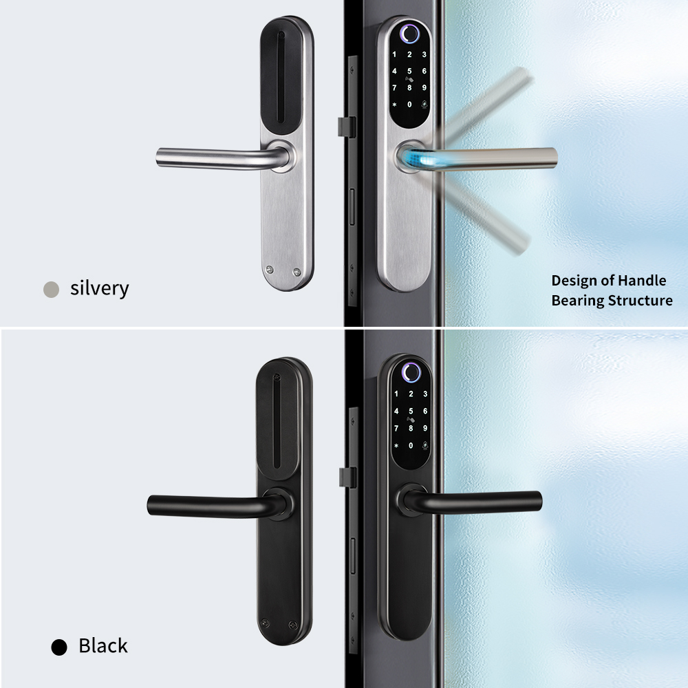 304 ステンレス鋼デジタルスマートロックアルミスライドドア - Home Security Essential のレビューと価格