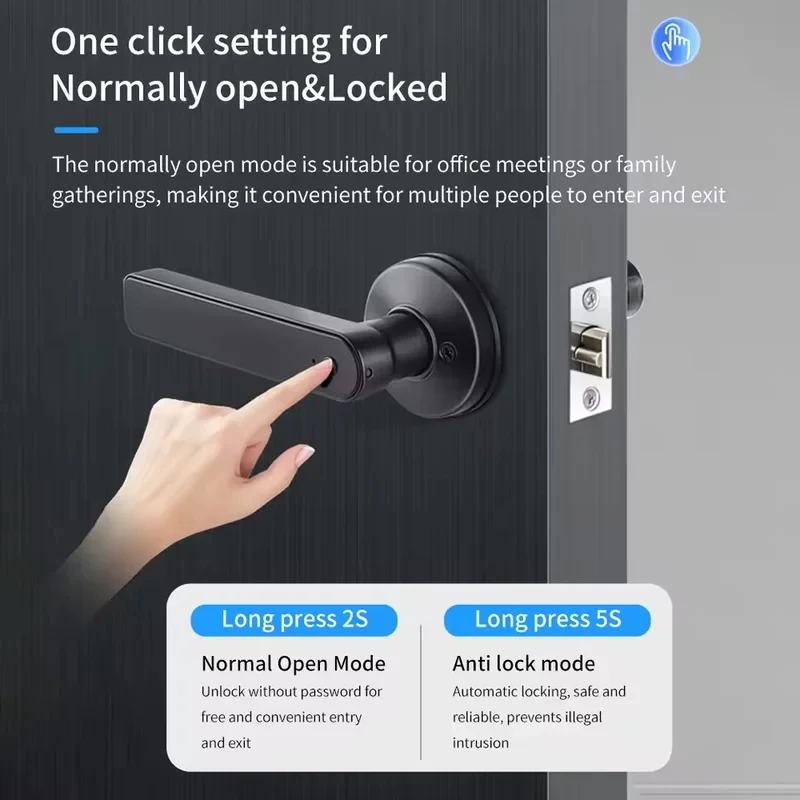 Tuya アプリ Bluetooth スマート指紋ドアロック - Home Security Keypad のレビューと価格