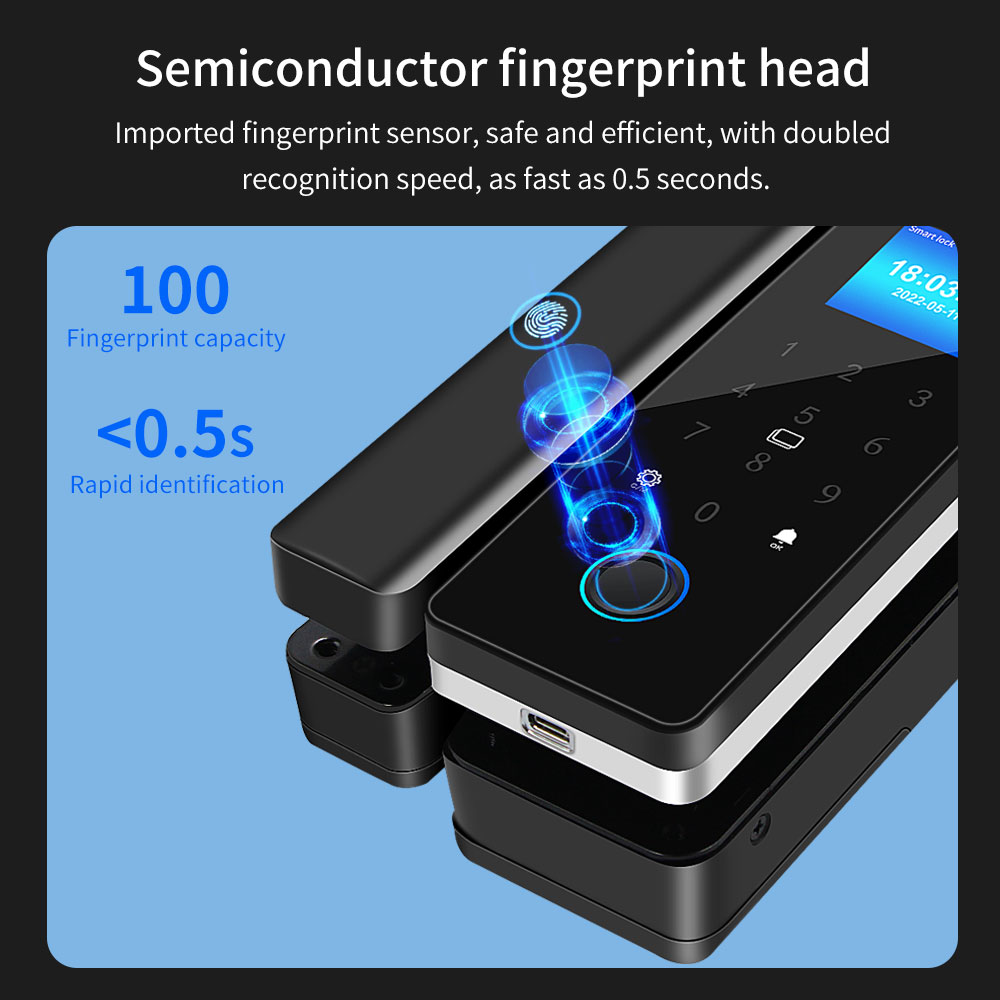 防水電子引き戸ロック,スマート指紋ロック,Bluetooth - Home Security Keypad のレビューと価格