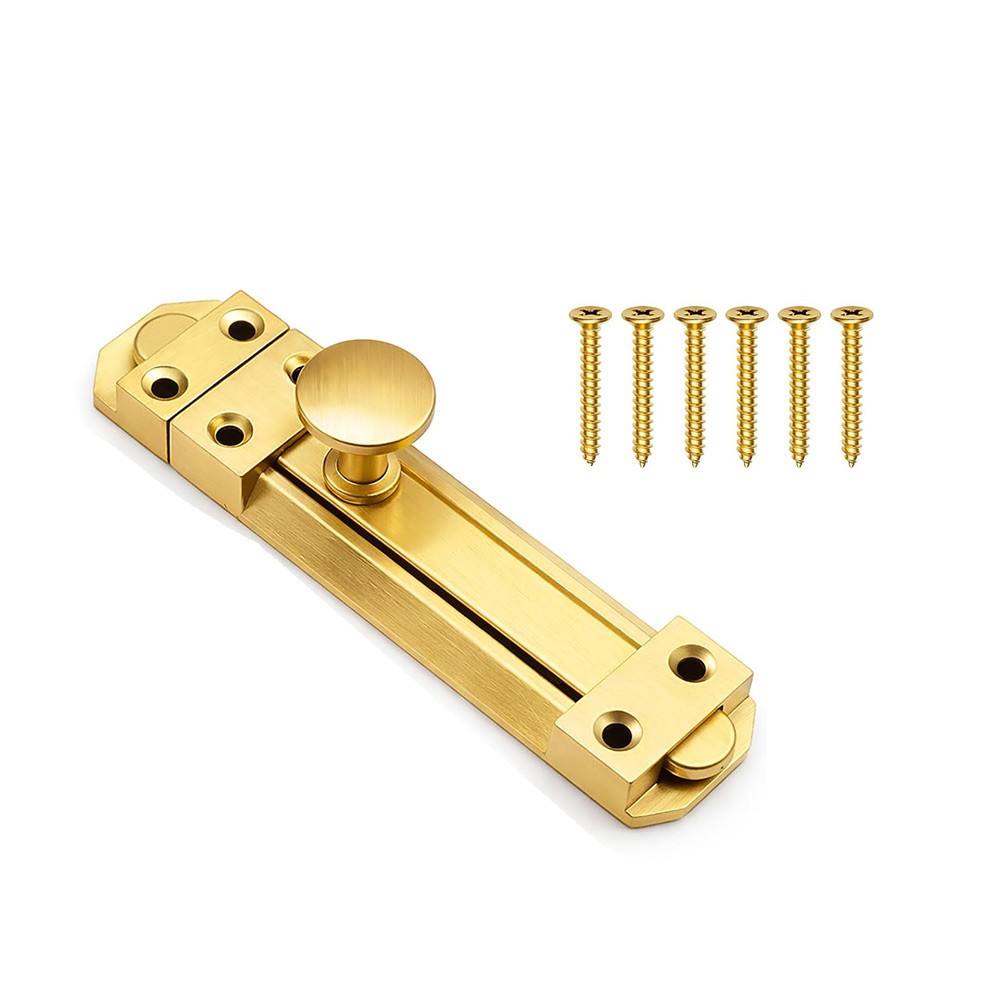 5 インチソリッドブラス引き戸ロックデューティーセキュリティ - Home Security Locks For Doors のレビューと価格