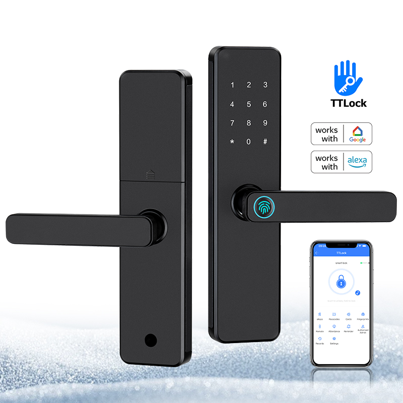 TTLock 指紋スマートドアロック安全デジタル電子ロック  - Home Security Locks For Doors のレビューと価格