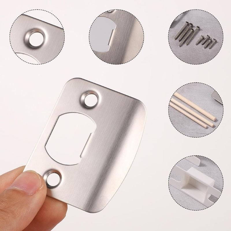 ドアストライクプレートセットエレガントなドアロックラッチ補強 - Home Security Locks For Doors のレビューと価格