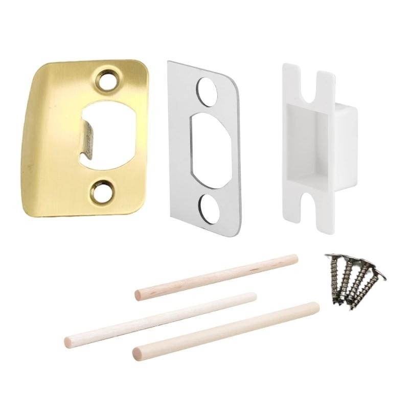 ドアストライクプレートセットエレガントなドアロックラッチ補強 - Home Security Locks For Doors のレビューと価格