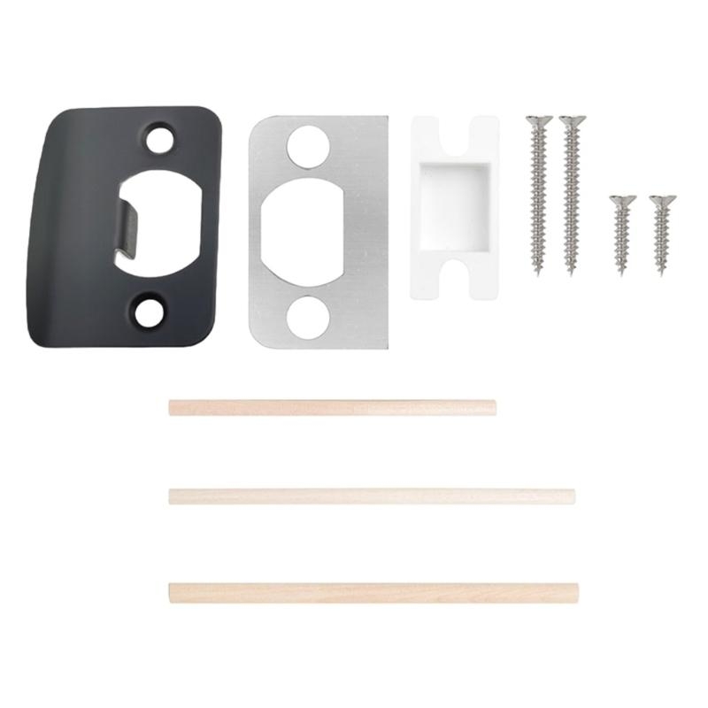 ドアストライクプレートセットエレガントなドアロックラッチ補強 - Home Security Locks For Doors のレビューと価格