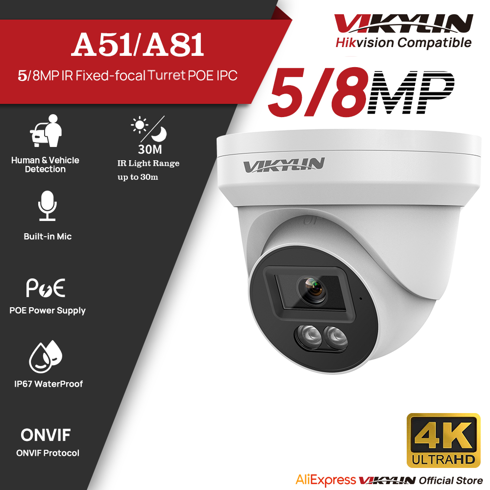 VIKYLIN 5/8MP HD IP セキュリティカメラ  - Home Security Service のレビューと価格