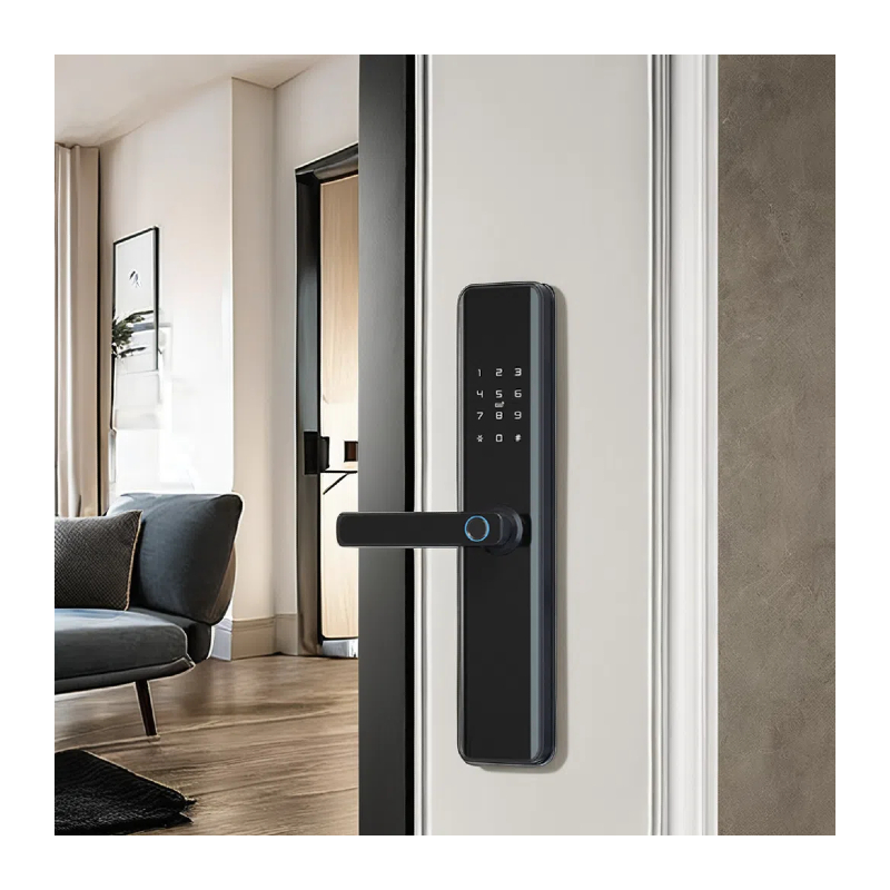 指紋認証とパスワード対応のWiFi接続スマートドアロック、家 - Home Security Locks For Doors のレビューと価格