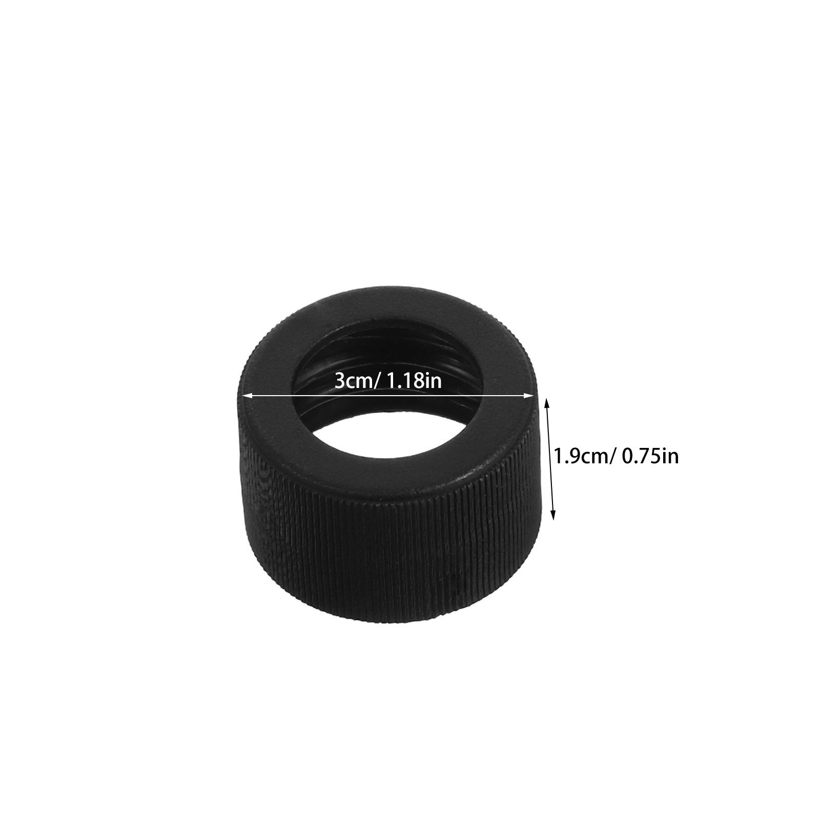 100個入りアロマセラピーボトルキャップ 28mmネジ 黒色 - Home Security Essential のレビューと価格