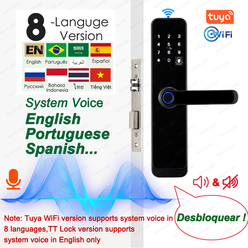 RAYKUBE K8 スマートドアロック TTlock Bl - Home Security Keypad のレビューと価格