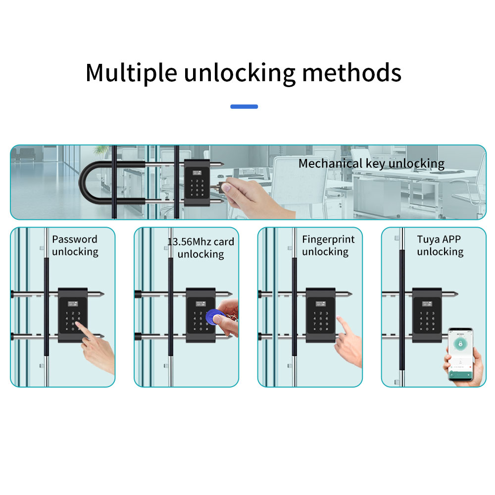 電子生体認証指紋ロックサポート Tuya APP 制御 Bl - Home Security Electronics のレビューと価格